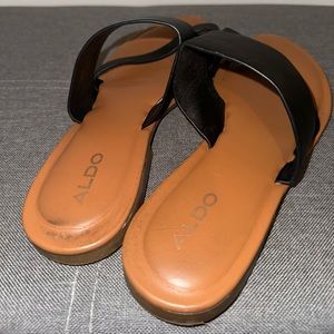 Black Aldo Sandals